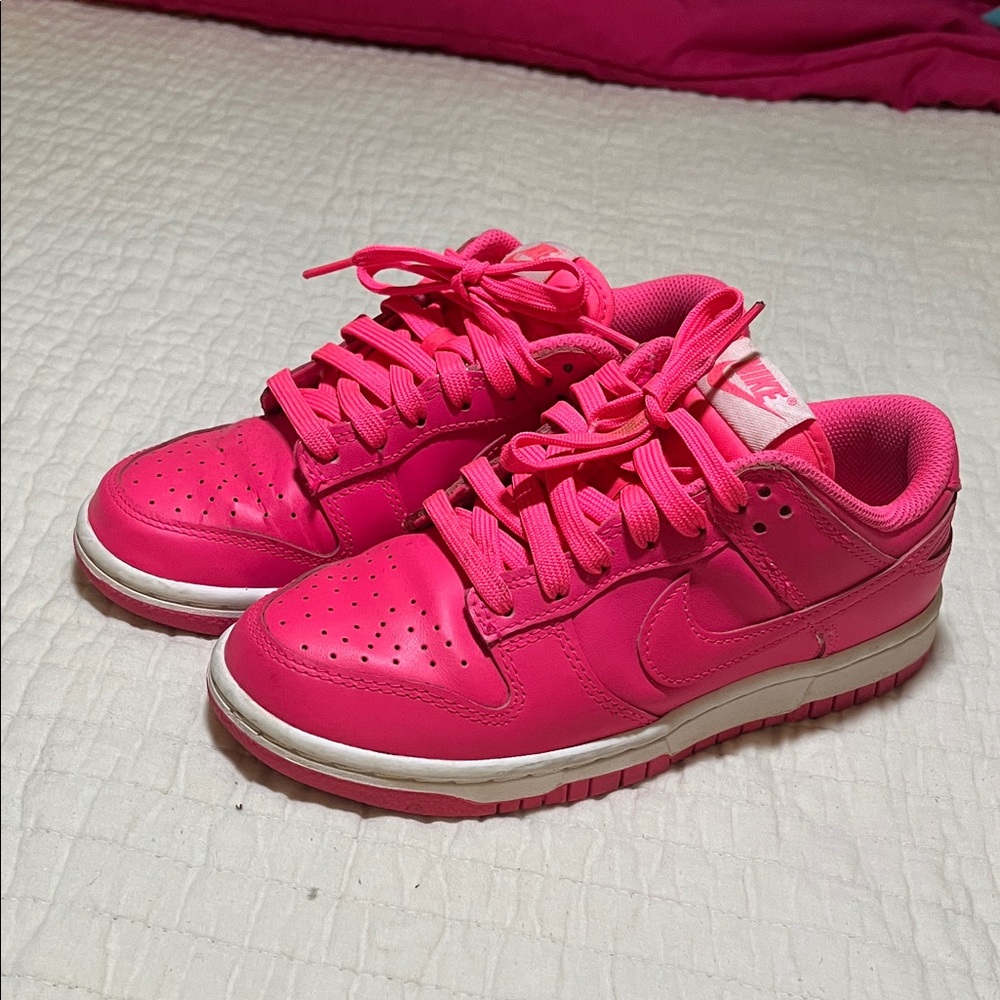 Vibrant Pink Nike Dunks
